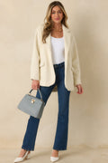 Winds of Change Ivory Felted Coat