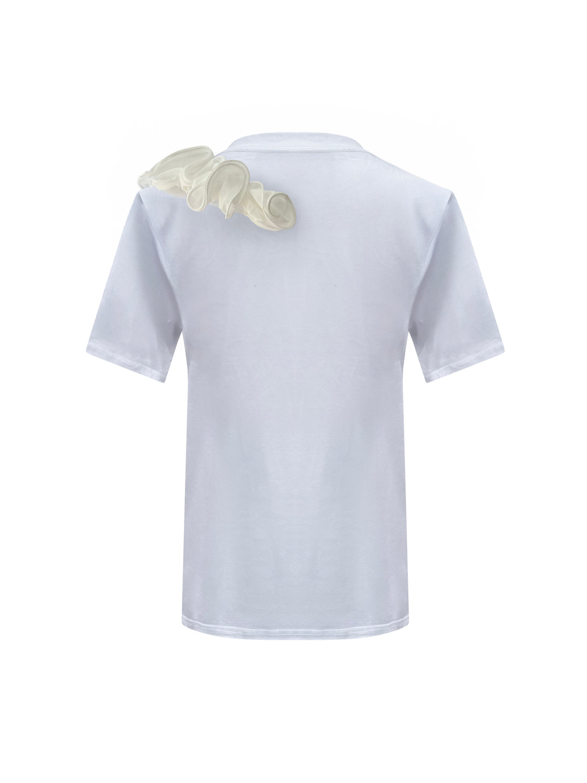 White Roses Cotton T-Shirt