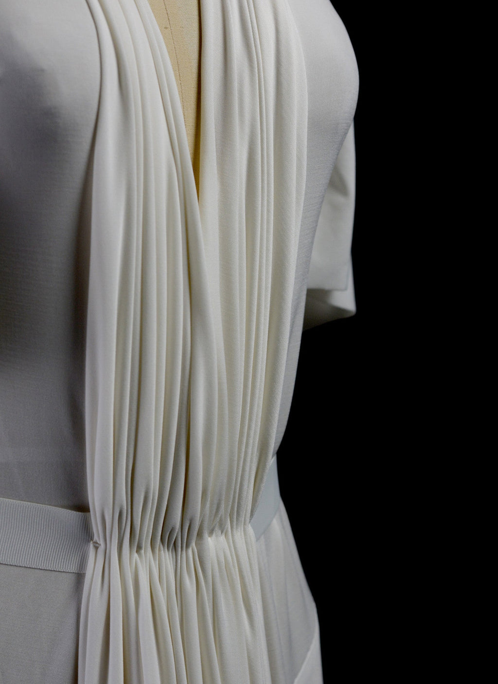 Bridal Draped Silk Jersey Gown - Paulette
