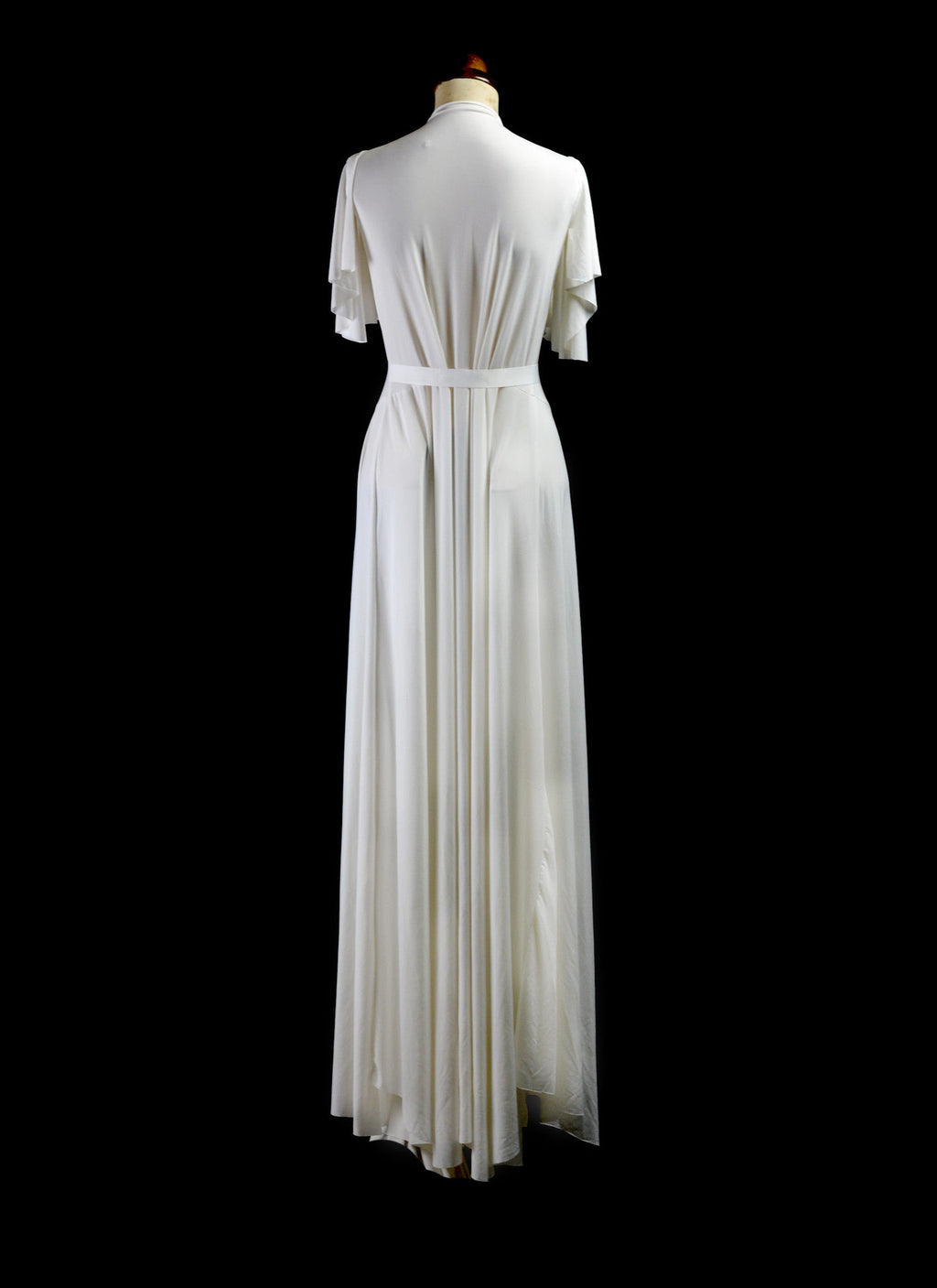 Bridal Draped Silk Jersey Gown - Paulette