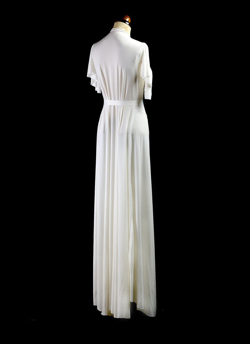 Bridal Draped Silk Jersey Gown - Paulette