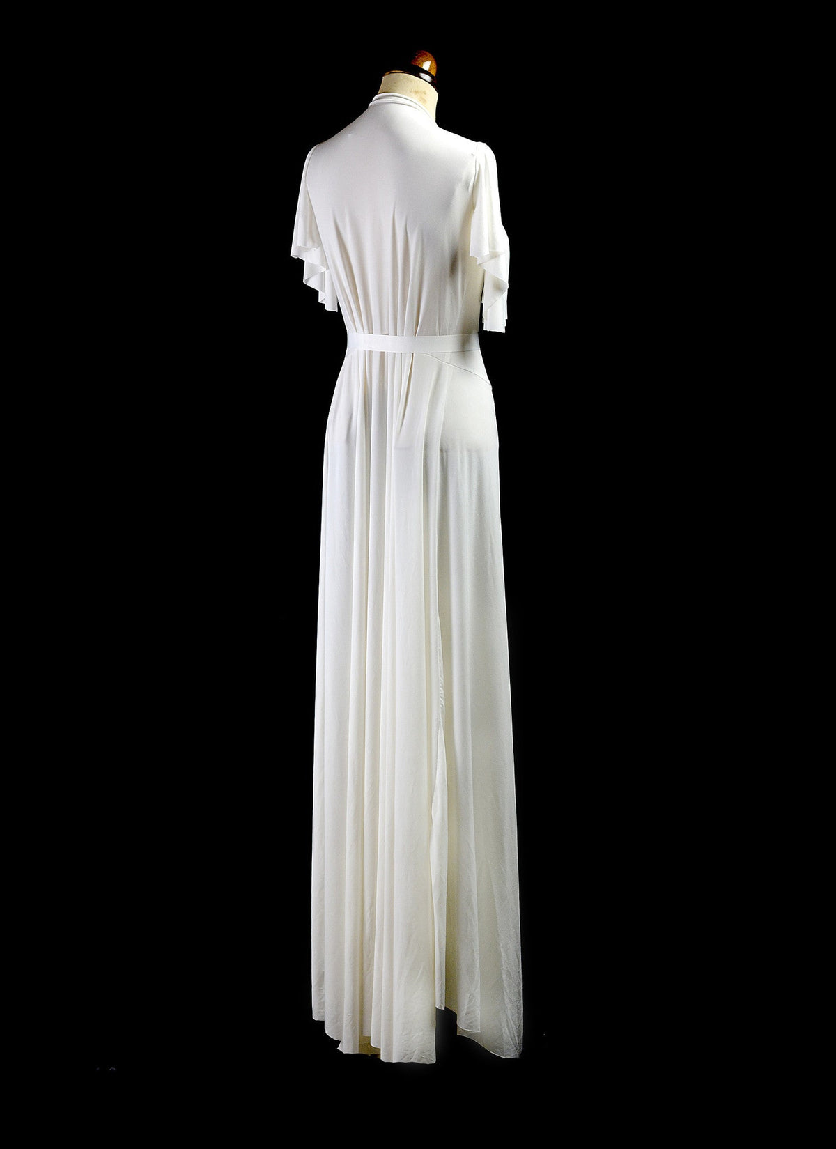 Bridal Draped Silk Jersey Gown - Paulette