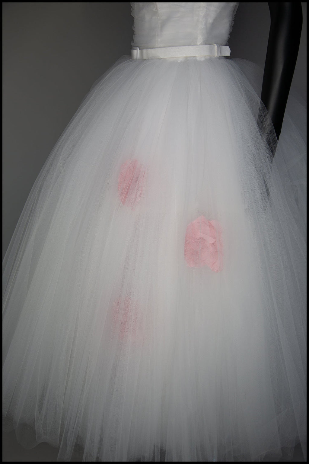 Ivory Tulle Ballerina Midi Wedding Dress