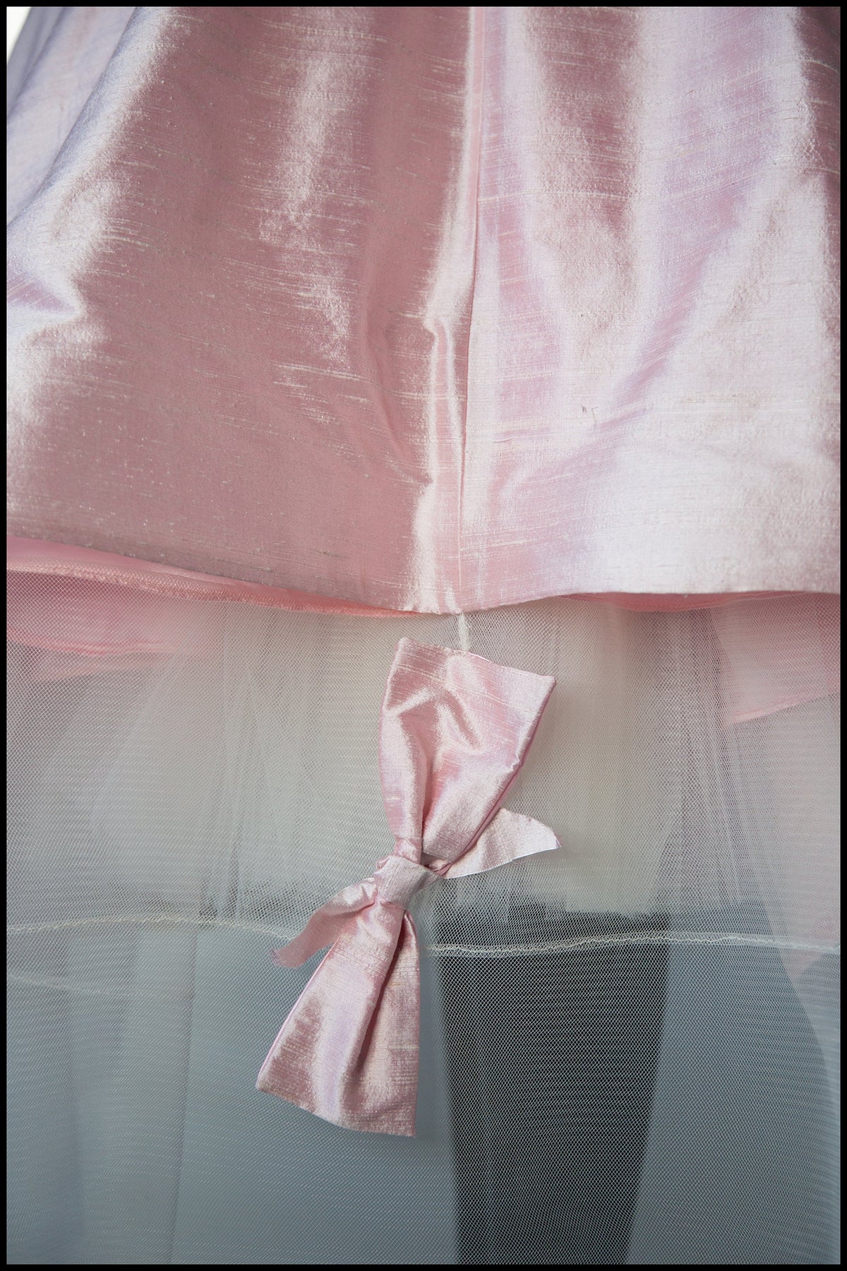 Blush Pink Handwoven Silk Gown