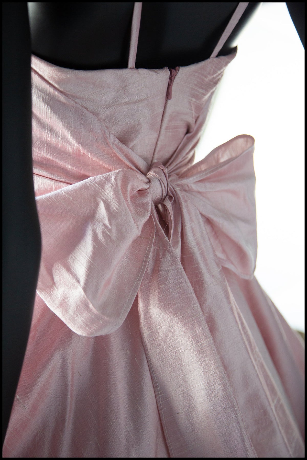 Blush Pink Handwoven Silk Gown