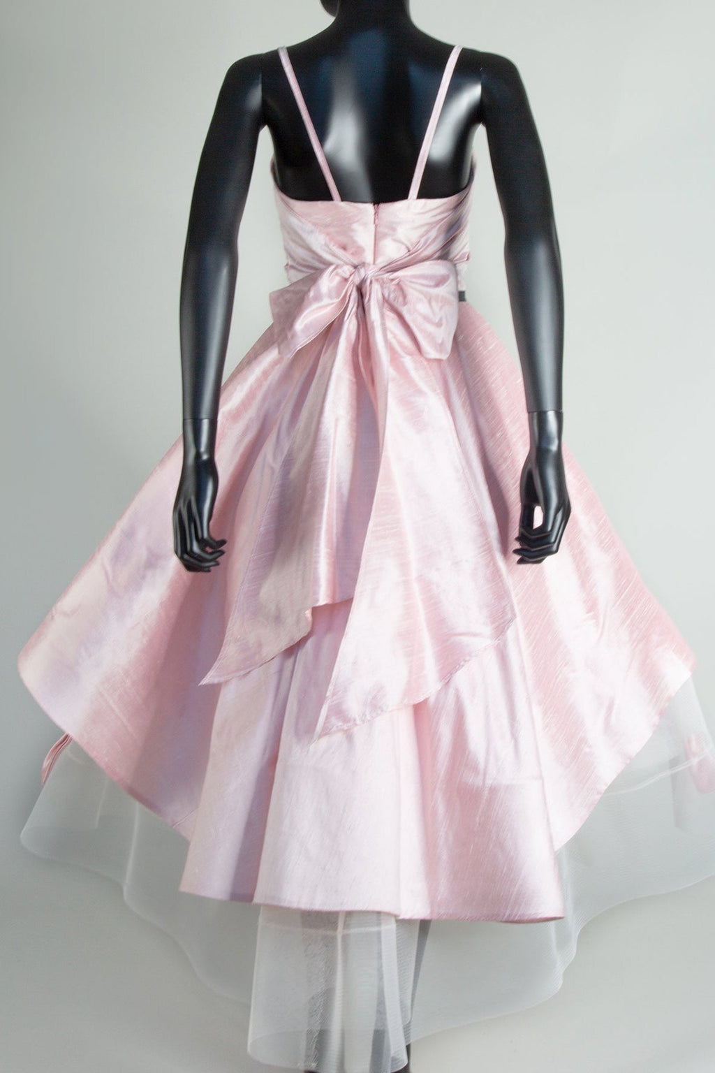 Blush Pink Handwoven Silk Gown
