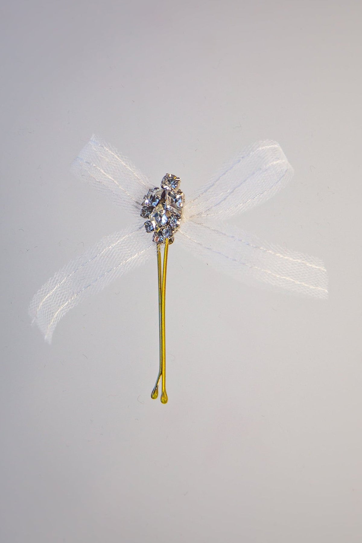 Crystal Tulle Bobby Pin