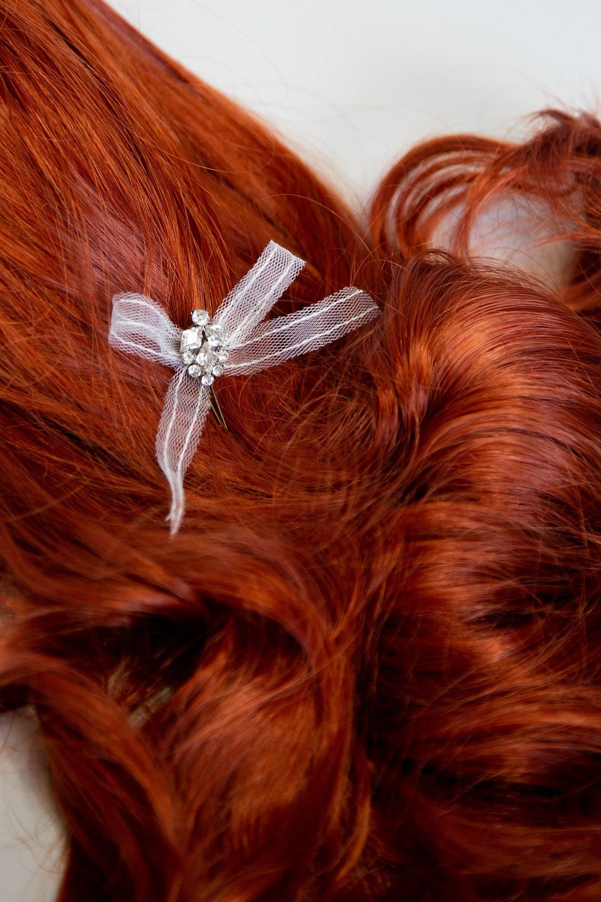 Crystal Tulle Bobby Pin