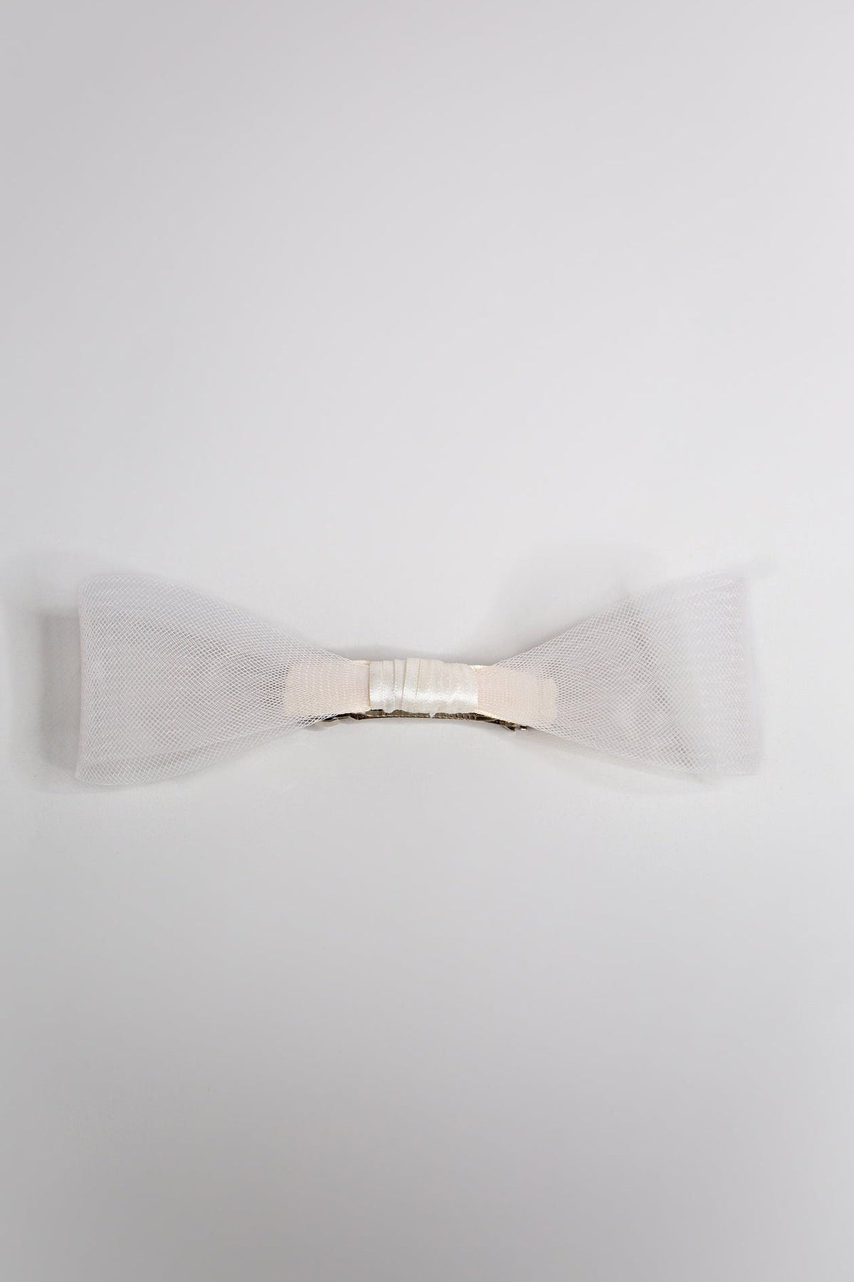 Ivory Crinoline Bridal Hair Bow