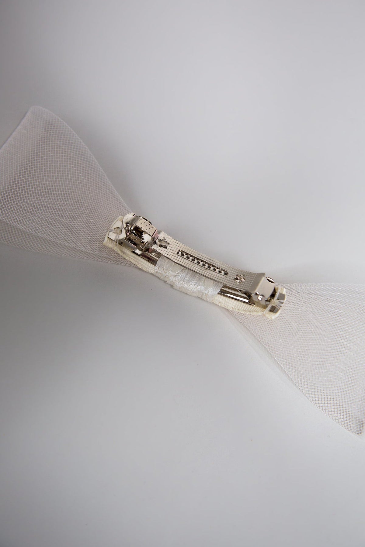 Ivory Crinoline Bridal Hair Bow