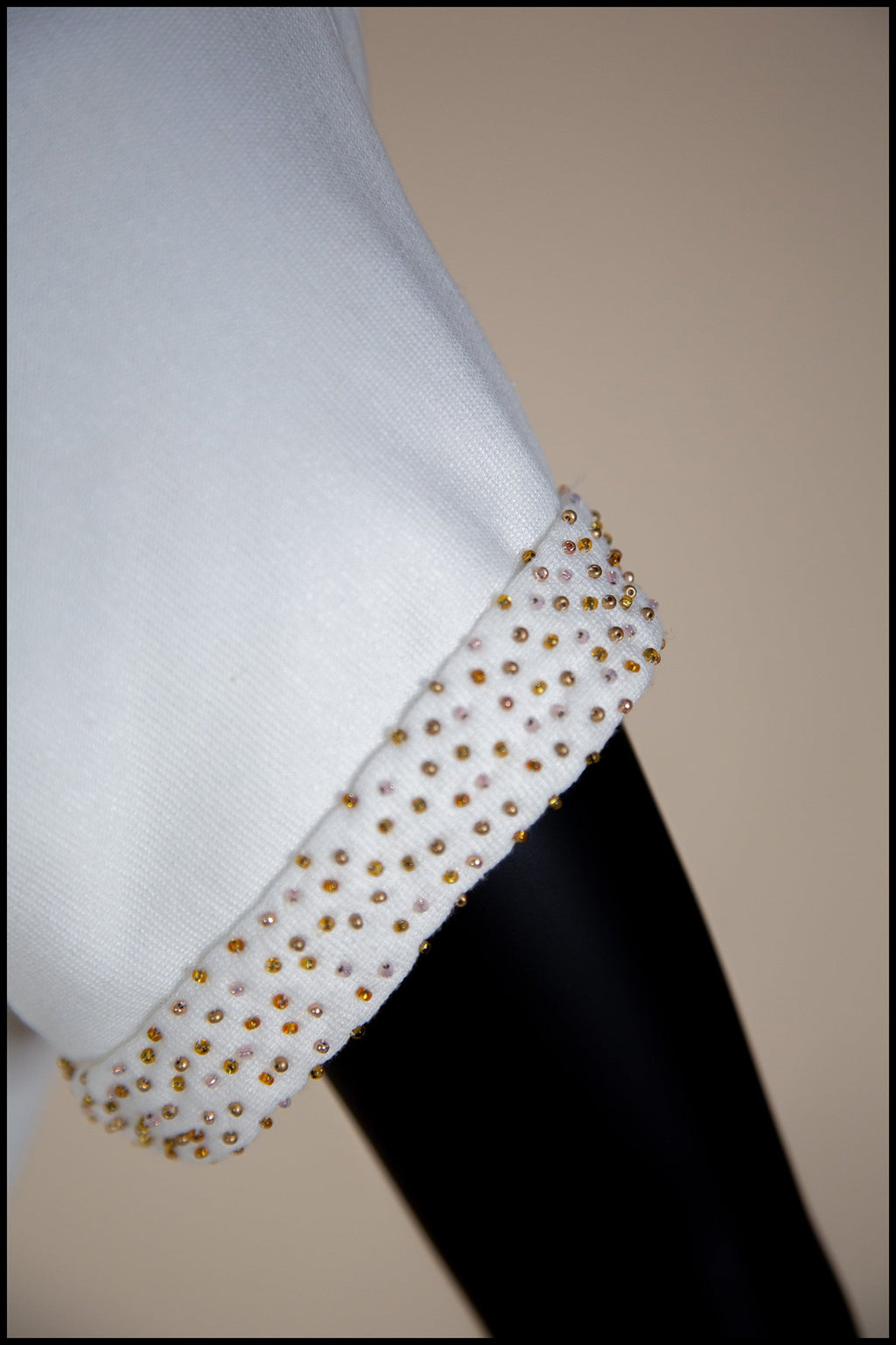 1940 - Beaded Crepe Jersey Dress - S/M (sample)