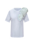 White Rose Toma Cotton T-Shirt