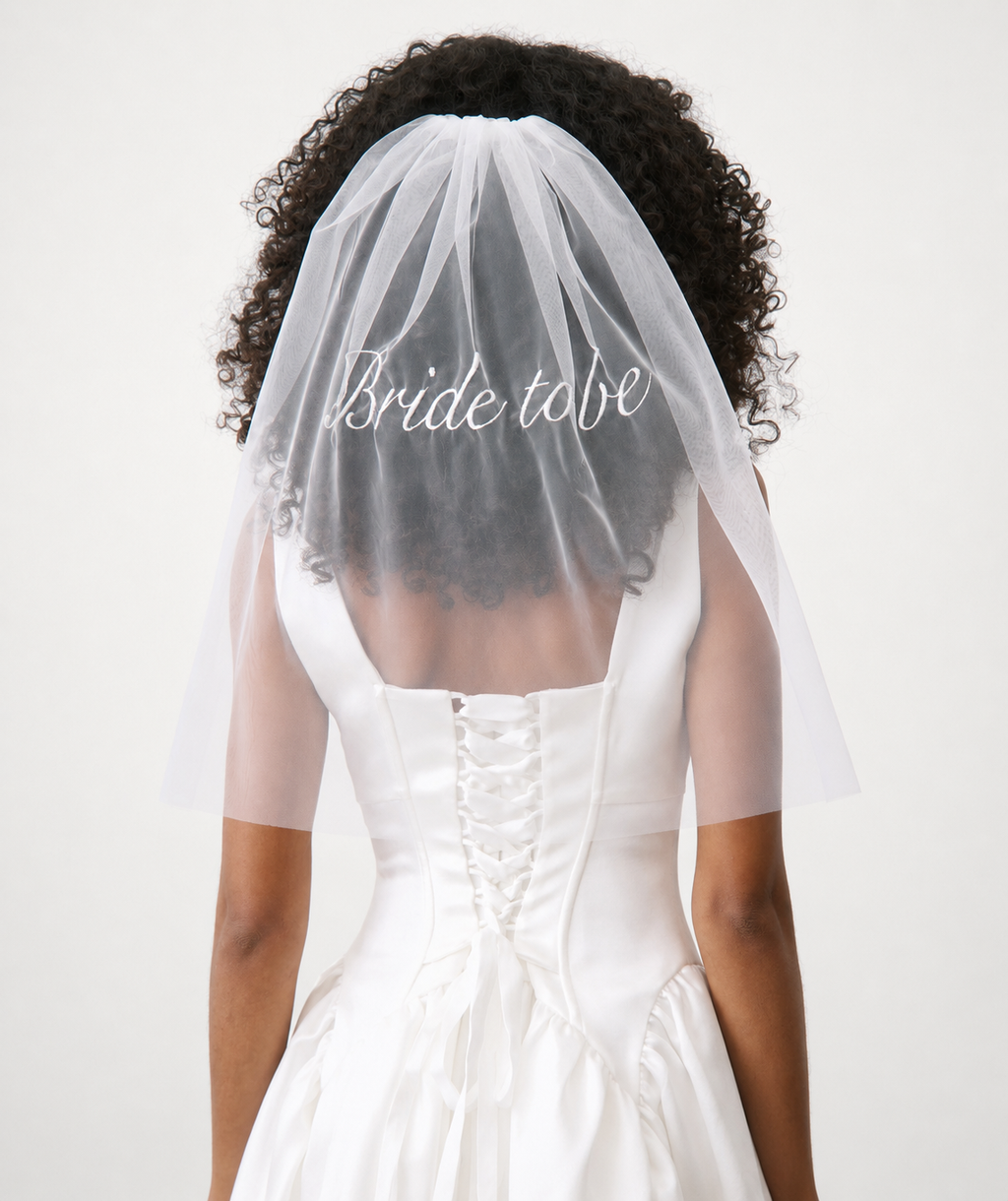 Bride To Be Tulle Veil