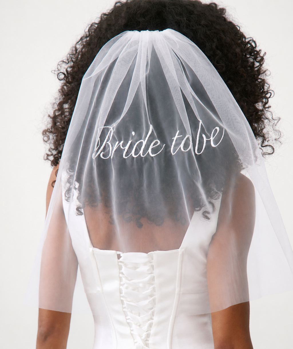 Bride To Be Tulle Veil
