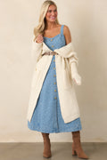 Made For More Cream Knit Duster Cardigan