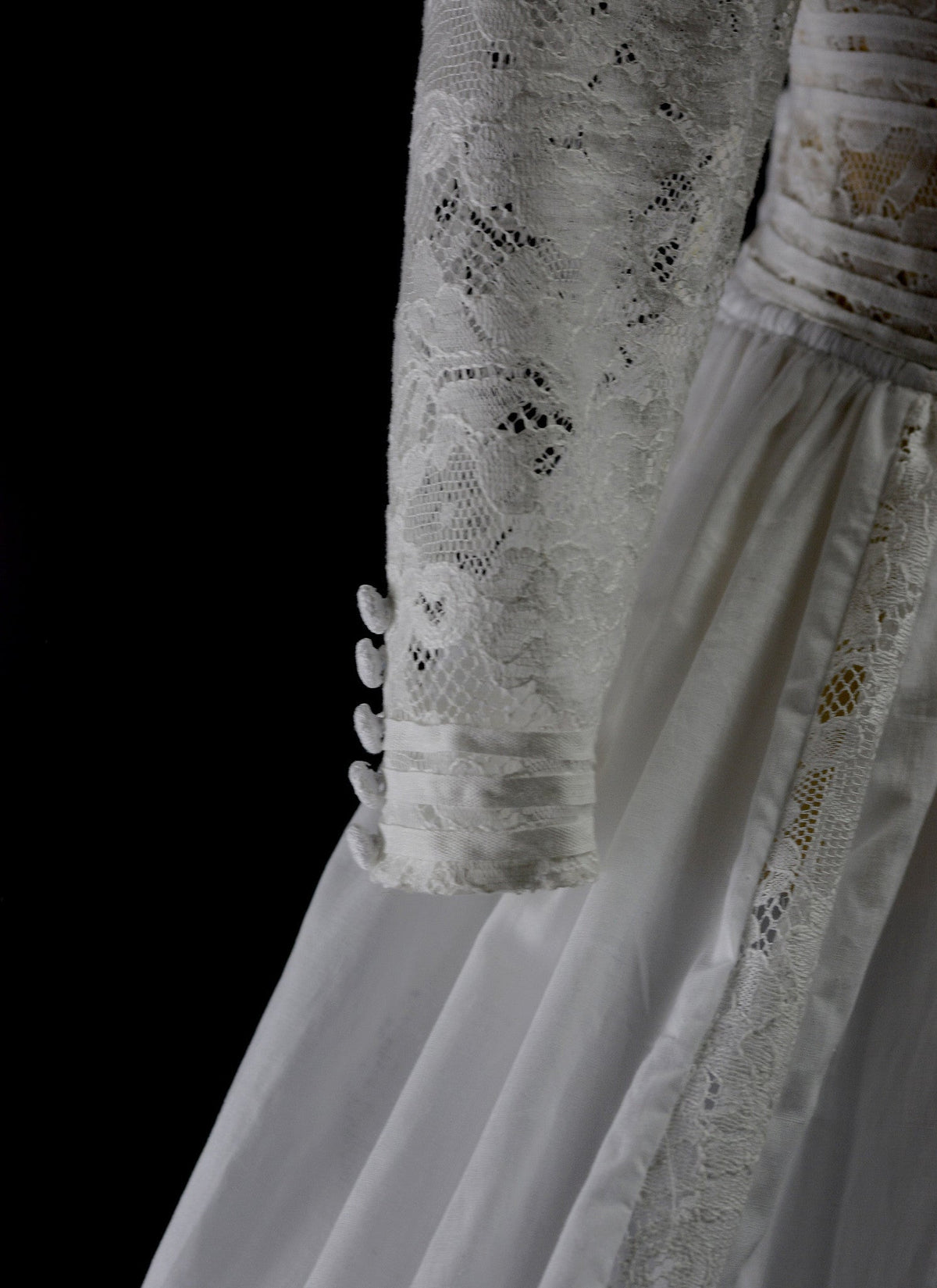 1910 - Edwardian Cotton Lace Maxi Dress (sample)