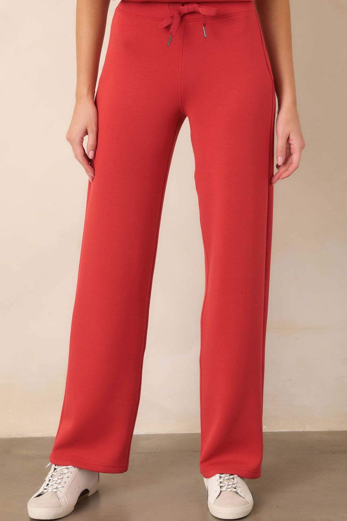 SPANX AirEssentials® Lip Stain Red Straight Leg Pant