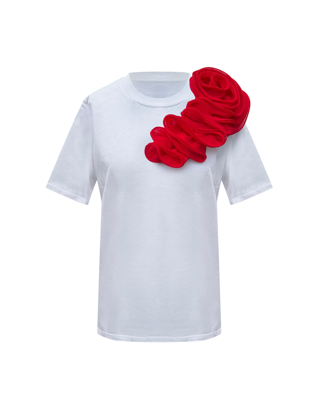 Red Rose Toma Cotton T-Shirt
