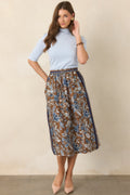 Simply Well Put Light Blue Mock Neck Top
