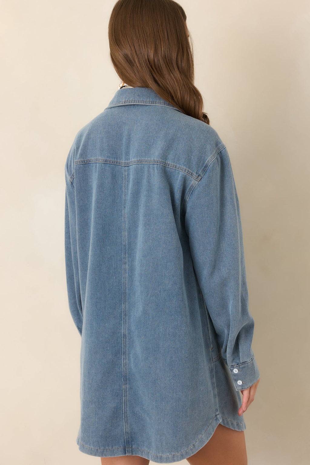 Everyday Route Medium Indigo Denim Mini Dress
