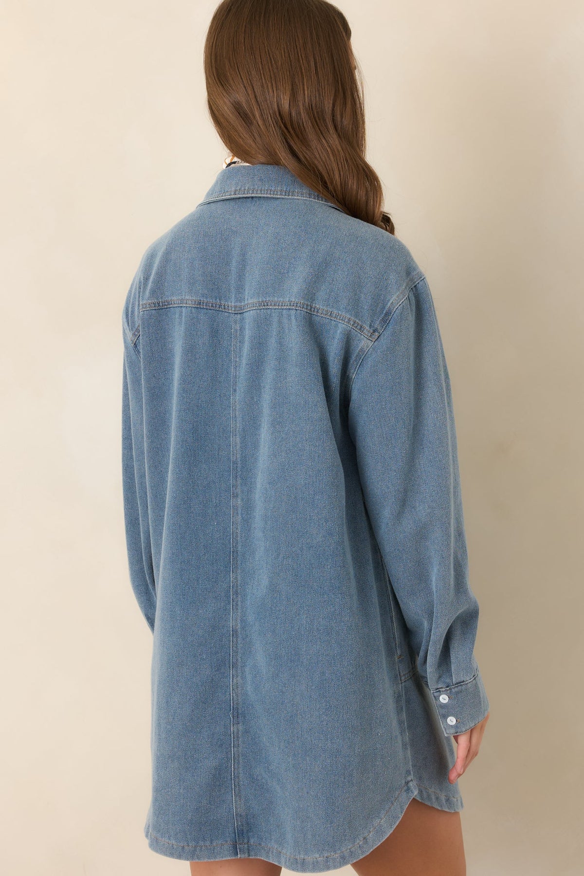 Everyday Route Medium Indigo Denim Mini Dress
