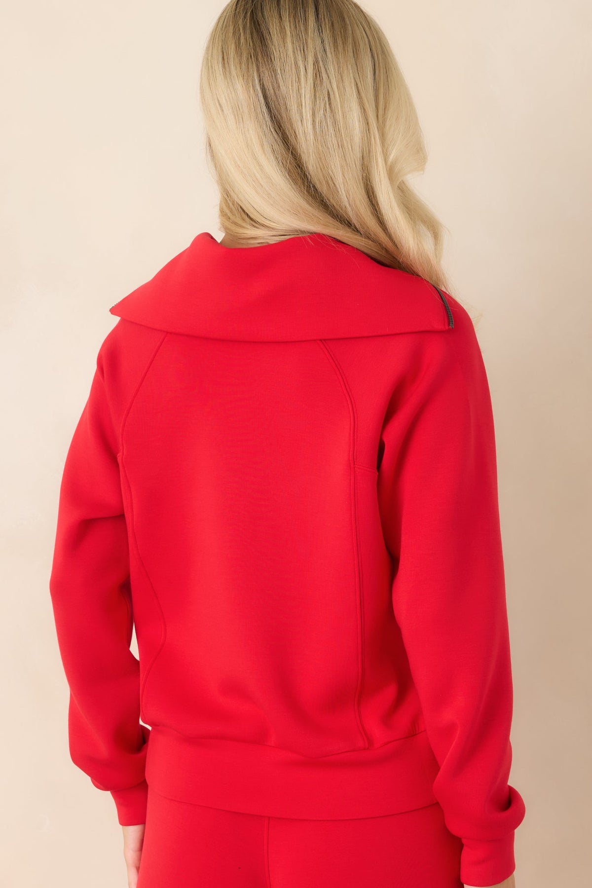 SPANX AirEssentials® Spanx Red Half Zip Pullover