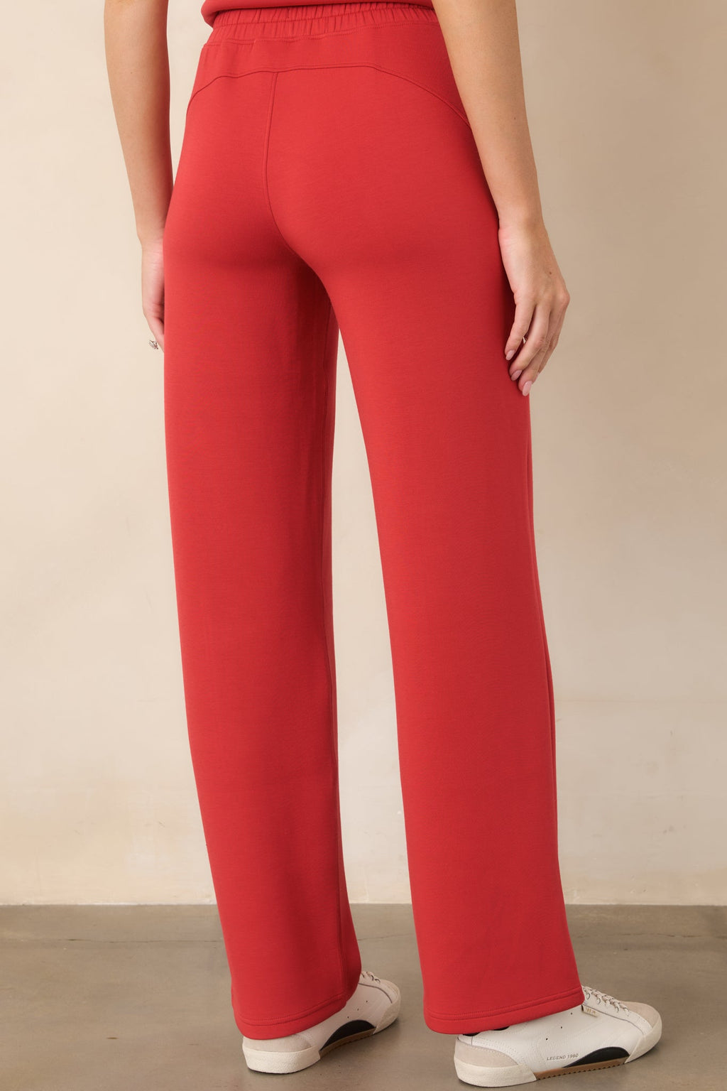 SPANX AirEssentials® Lip Stain Red Straight Leg Pant