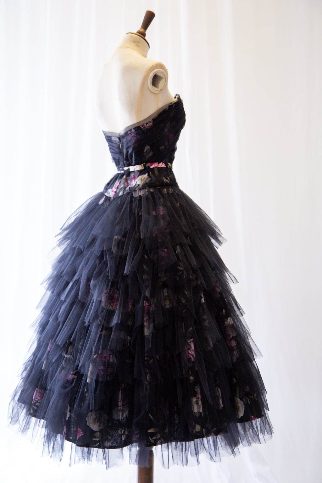 Yōsei Rose Linen Tulle Ballerina Dress