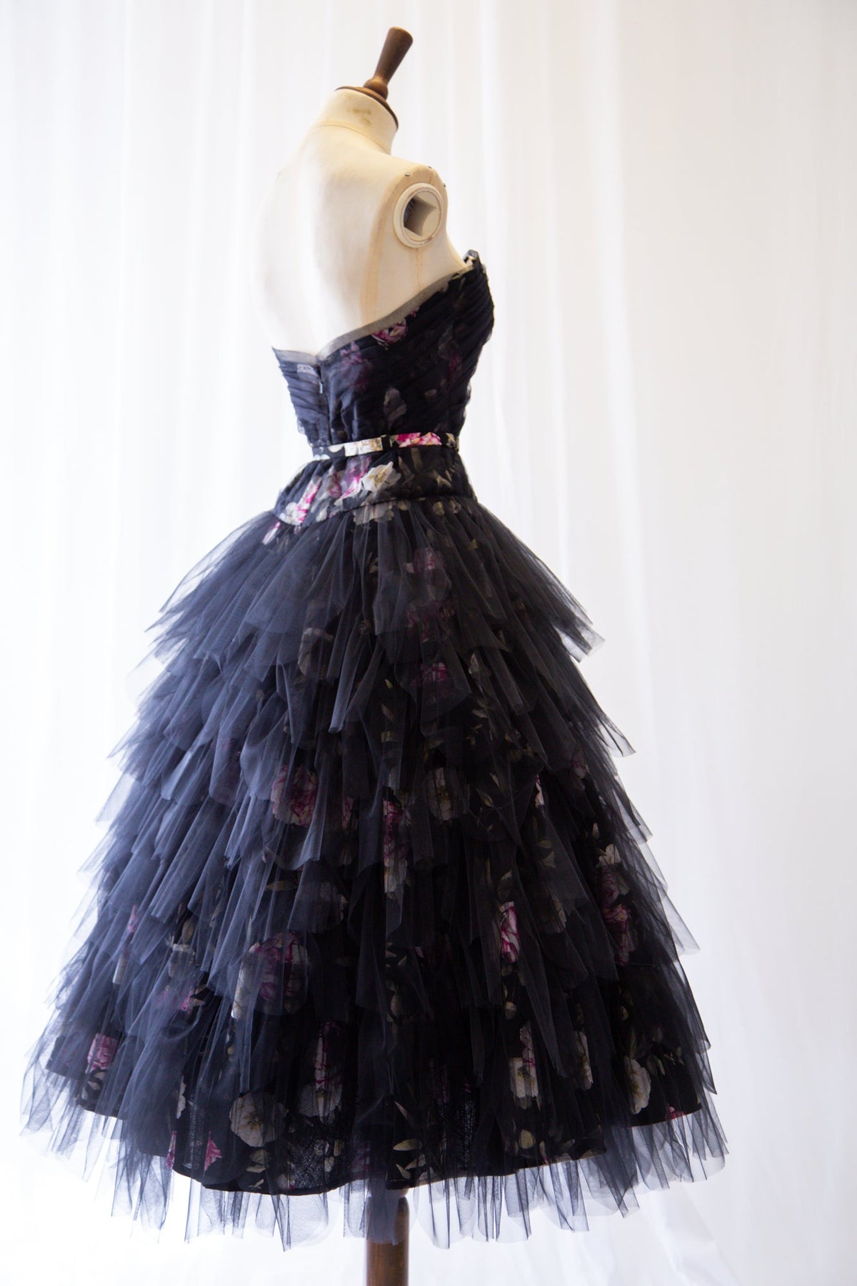 Yōsei Rose Linen Tulle Ballerina Dress