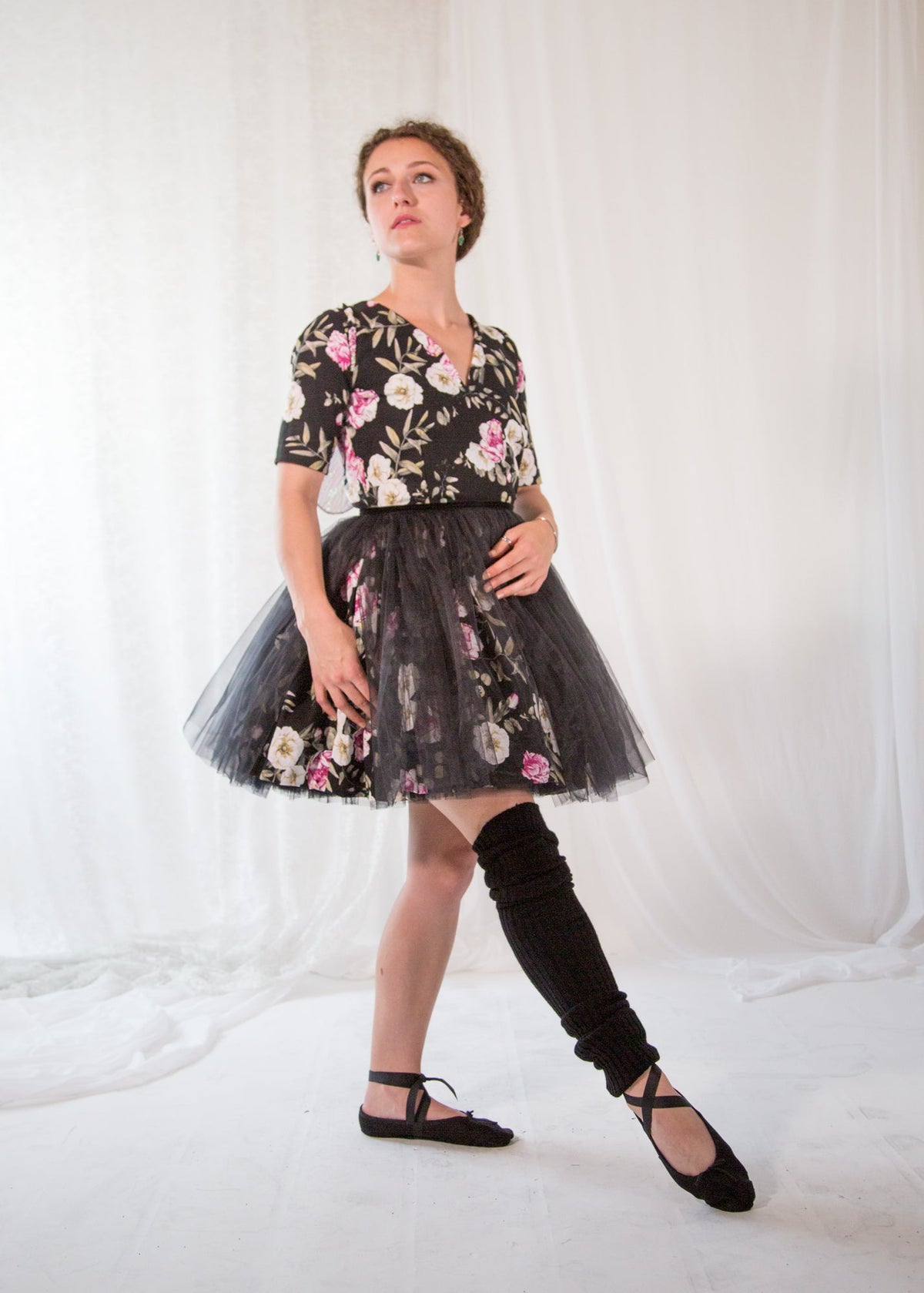 Feya Rose Linen Mini Ballet Dress
