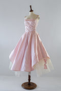 Blush Pink Handwoven Silk Gown