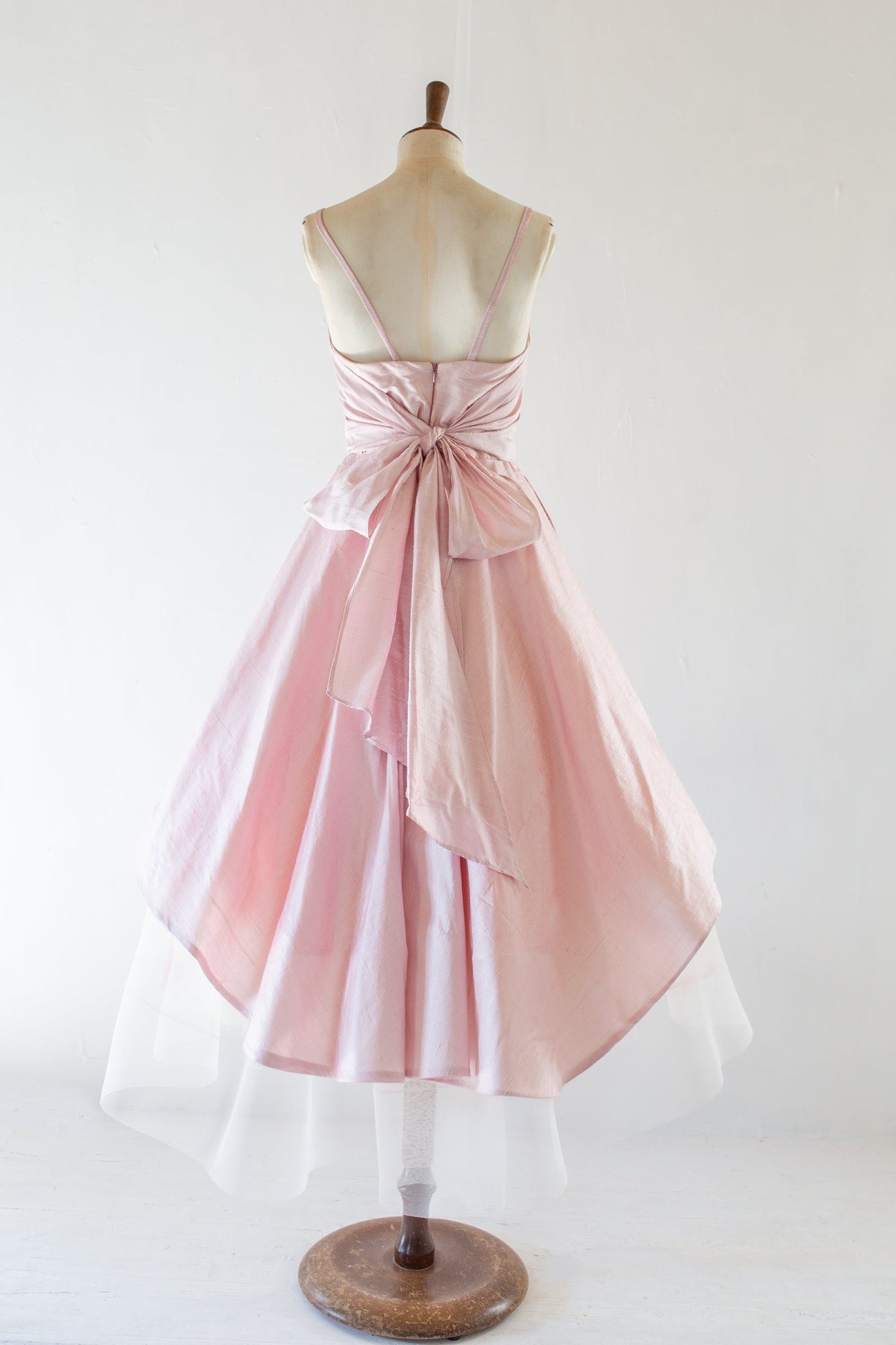 Blush Pink Handwoven Silk Gown