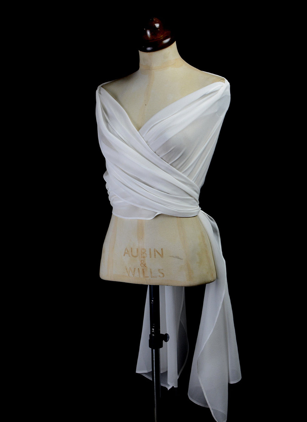 Anwen - Silk Georgette Bridal Wrap