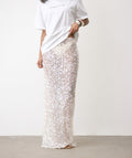 Sequin Maxi Skirt - Ivory